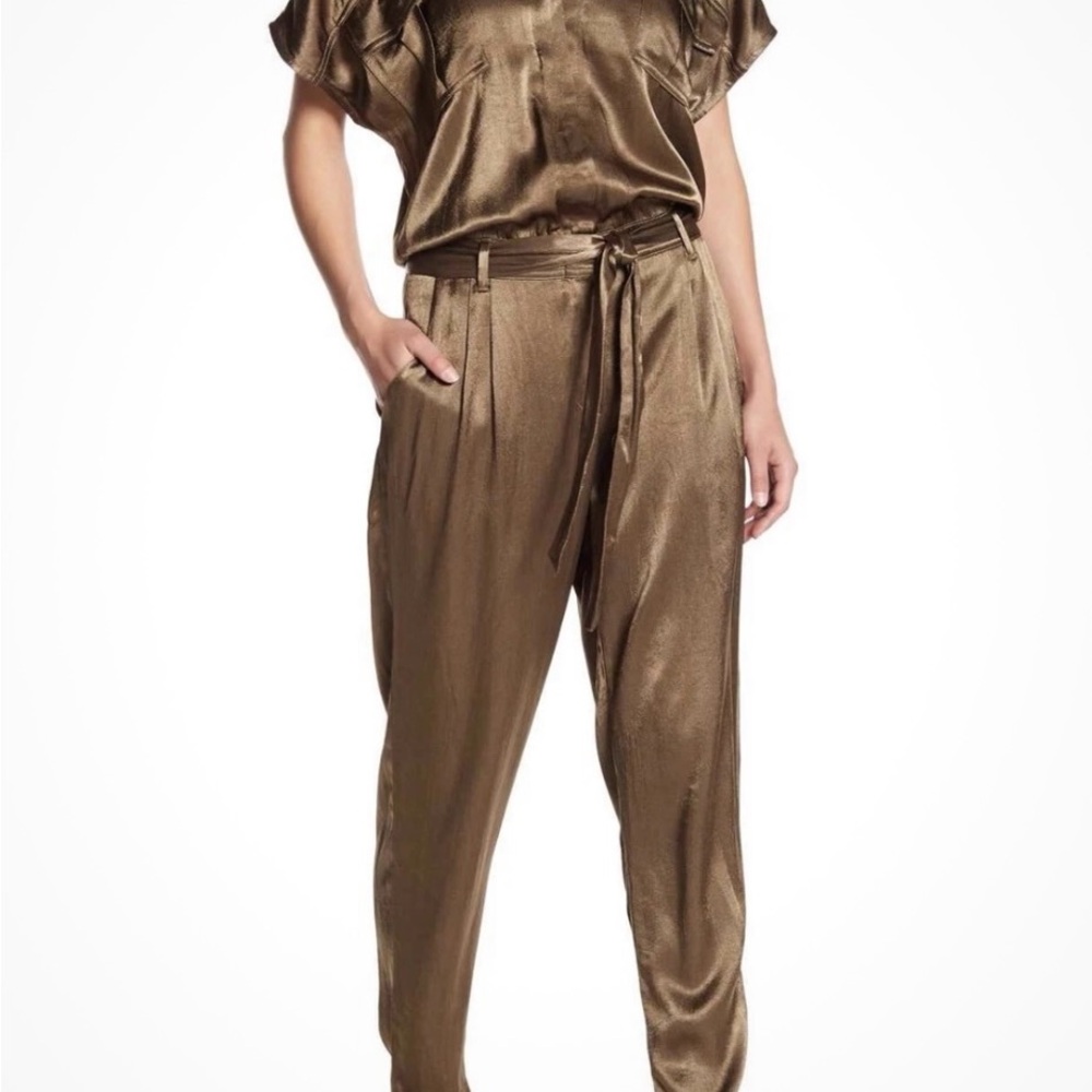 Splendid Shimmering Gold Jumpsuit
